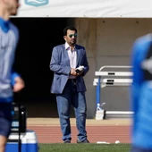 Al Thani, durante un entrenamiento Al Thani, durante un entrenamiento