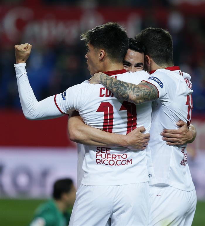 Iborra mantiene al Sevilla en la lucha por la Liga Iborra mantiene al Sevilla en la lucha por la Liga