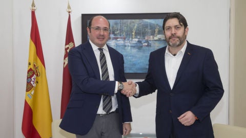 Pedro Antonio S&aacute;nchez (PP) y Miguel S&aacute;nchez (Ciudadanos)