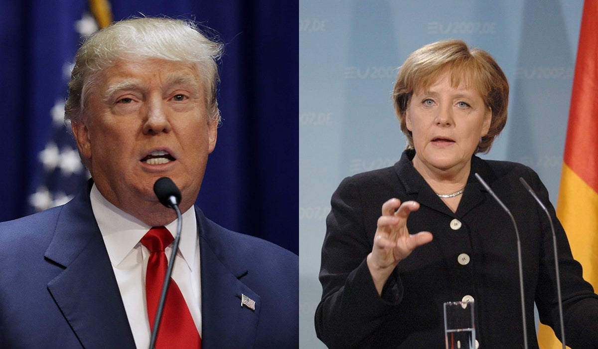 El temporal de EEUU obliga a aplazar el primer encuentro entre Trump y Merkel El temporal de EEUU obliga a aplazar el primer encuentro entre Trump y Merkel