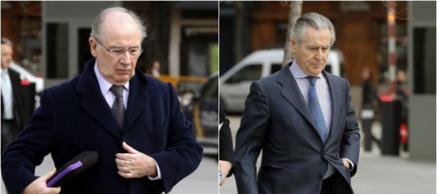 Rodrigo Rato y Miguel Blesa a la llegada a la Audiencia Nacional Rodrigo Rato y Miguel Blesa a la llegada a la Audiencia Nacional