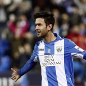 Alberto Bueno, jugador del CD Leganés Alberto Bueno, jugador del CD Leganés