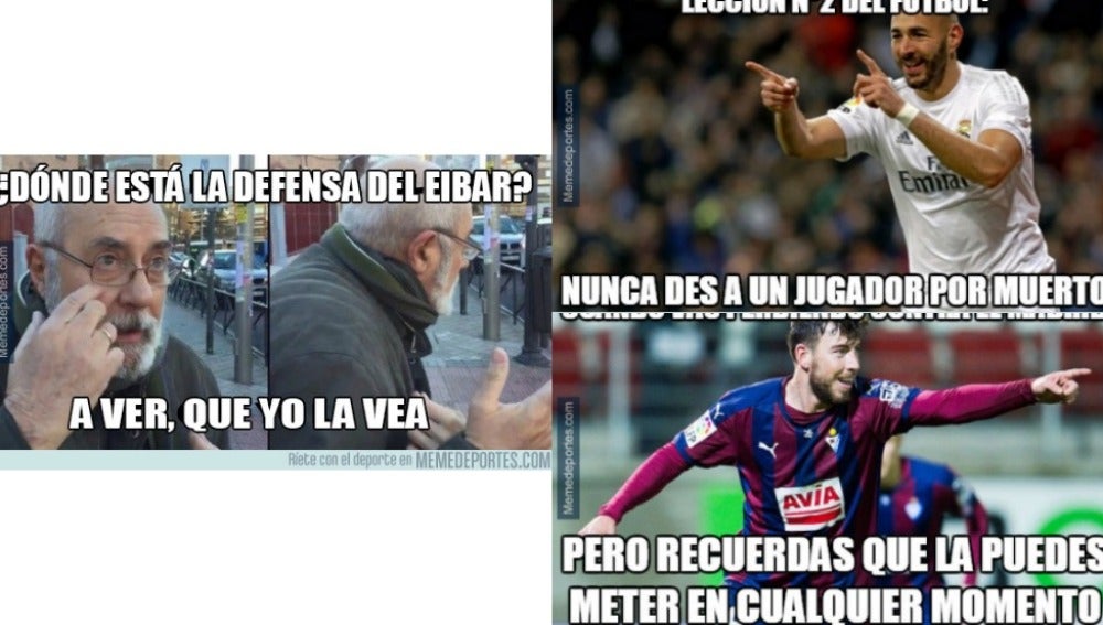 Memes del Eibar-Real Madrid