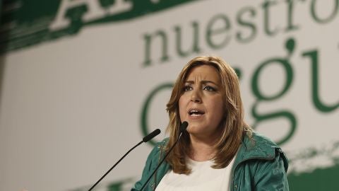 Susana D&iacute;az, en un acto en Andaluc&iacute;a