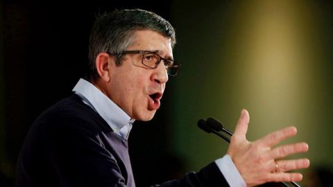 Patxi L&oacute;pez en un acto en San Sebasti&aacute;n