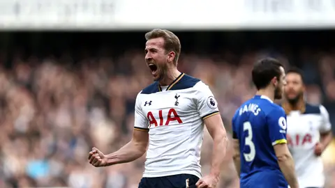 Kane celebrando un gol Kane celebrando un gol
