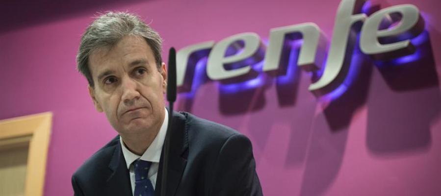 El presidente de RENFE, Juan Alafaro El presidente de RENFE, Juan Alafaro