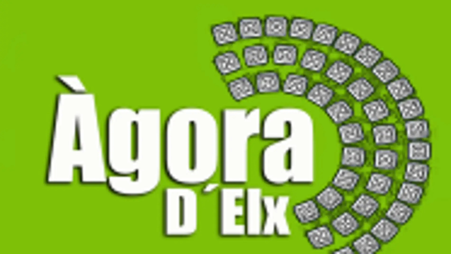 Lotipo de la Asociación Ágora d'Elx