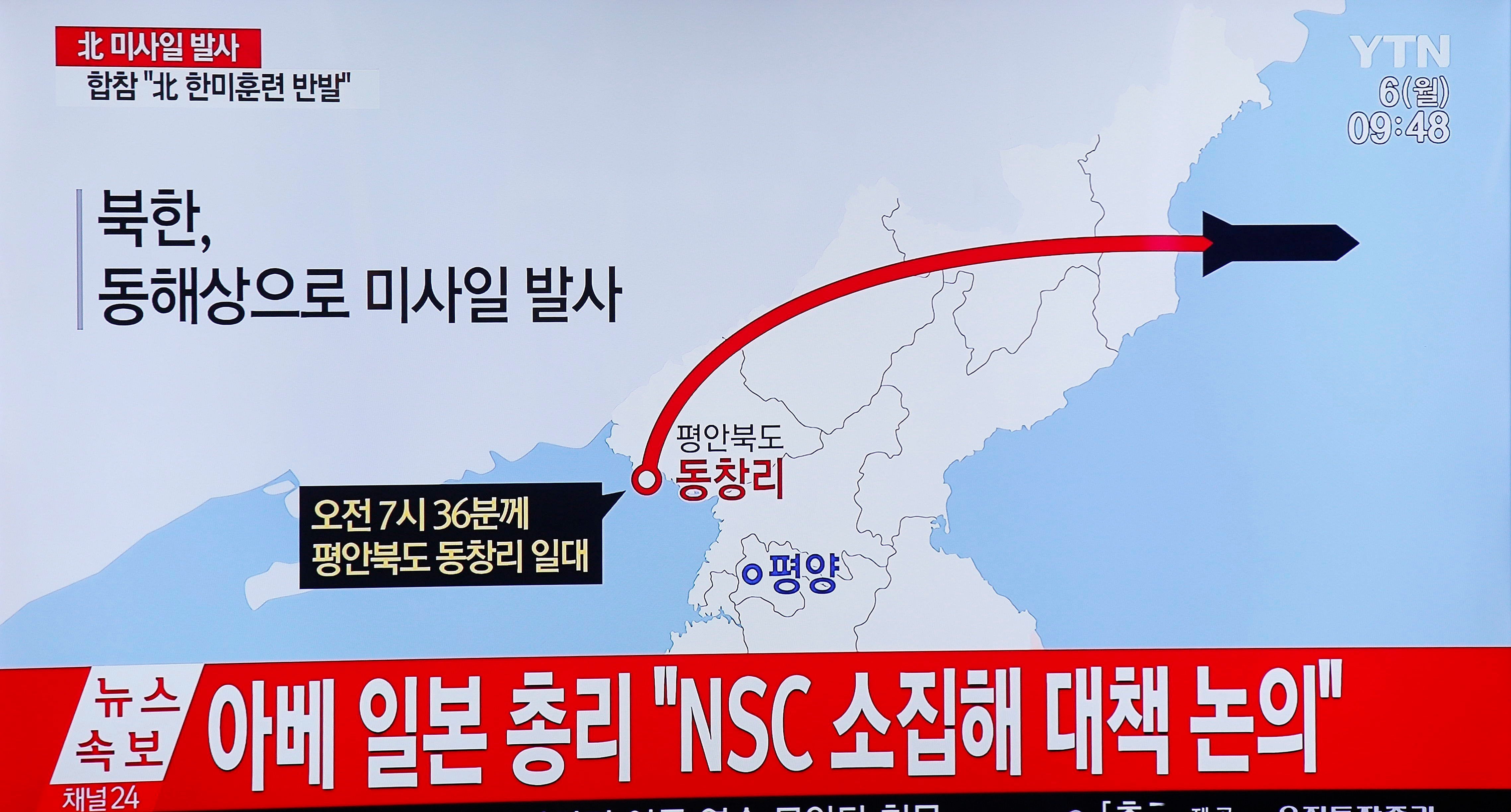 Corea del Norte crea un nuevo conflicto diplómatico al lanzar cuatro misiles balísticos al Mar de Japón Corea del Norte crea un nuevo conflicto diplómatico al lanzar cuatro misiles balísticos al Mar de Japón