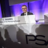 El presidente del Consejo de Administración del grupo automovilístico galo PSA Peugeot Citröen, Carlos Tavares