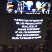 El mensaje del MSG antes del partido de los Knicks contra los Warriors El mensaje del MSG antes del partido de los Knicks contra los Warriors