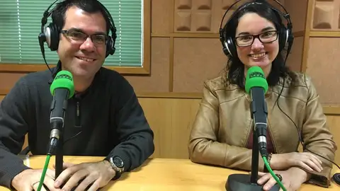 Fernando Castellano y Thalía Rodríguez de Onda Cero Las Palmas Fernando Castellano y Thalía Rodríguez de Onda Cero Las Palmas