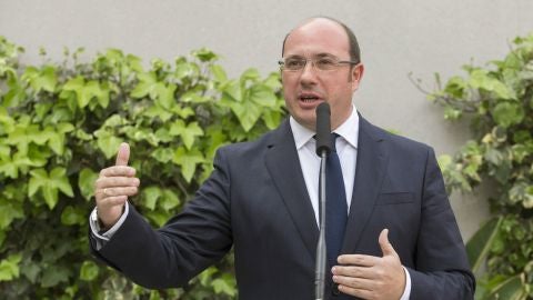 Pedro Antonio S&aacute;nchez, presidente de Murcia