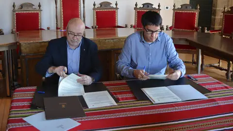 Tras la firma del convenio la oficina del PROP será una realidad en un breve plazo de tiempo. FIRMA PROP MORELLA