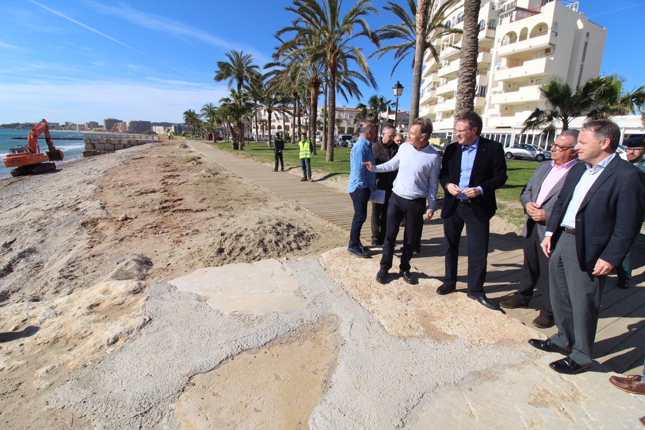 El Gobierno Central ejecuta ya obras de emergencia en playas de 15 municipios El Gobierno Central ejecuta ya obras de emergencia en playas de 15 municipios