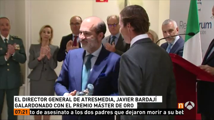 Javier Bardají, galardonado con el Máster de Oro del Real Fórum de Alta Dirección Javier Bardají, galardonado con el Máster de Oro del Real Fórum de Alta Dirección