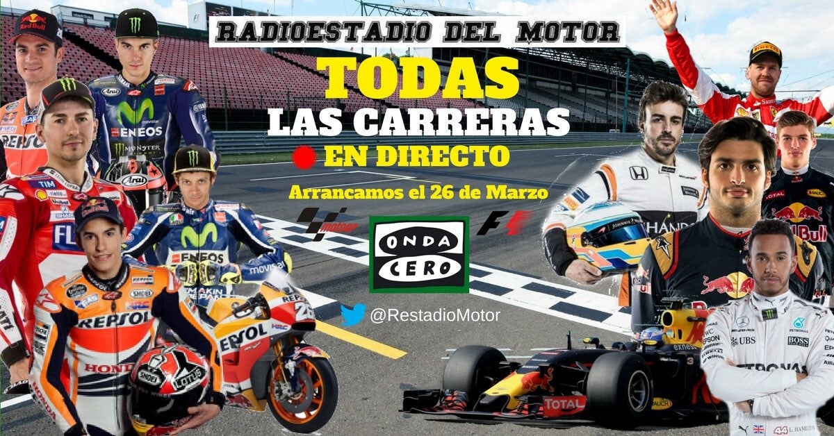 A partir del 26 de marzo arranca la temporada en Radioestadio del Motor A partir del 26 de marzo arranca la temporada en Radioestadio del Motor