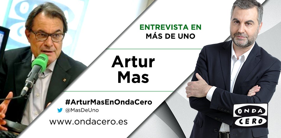 Carlos Alsina entrevista a Artur Mas en Más de Uno Carlos Alsina entrevista a Artur Mas en Más de Uno