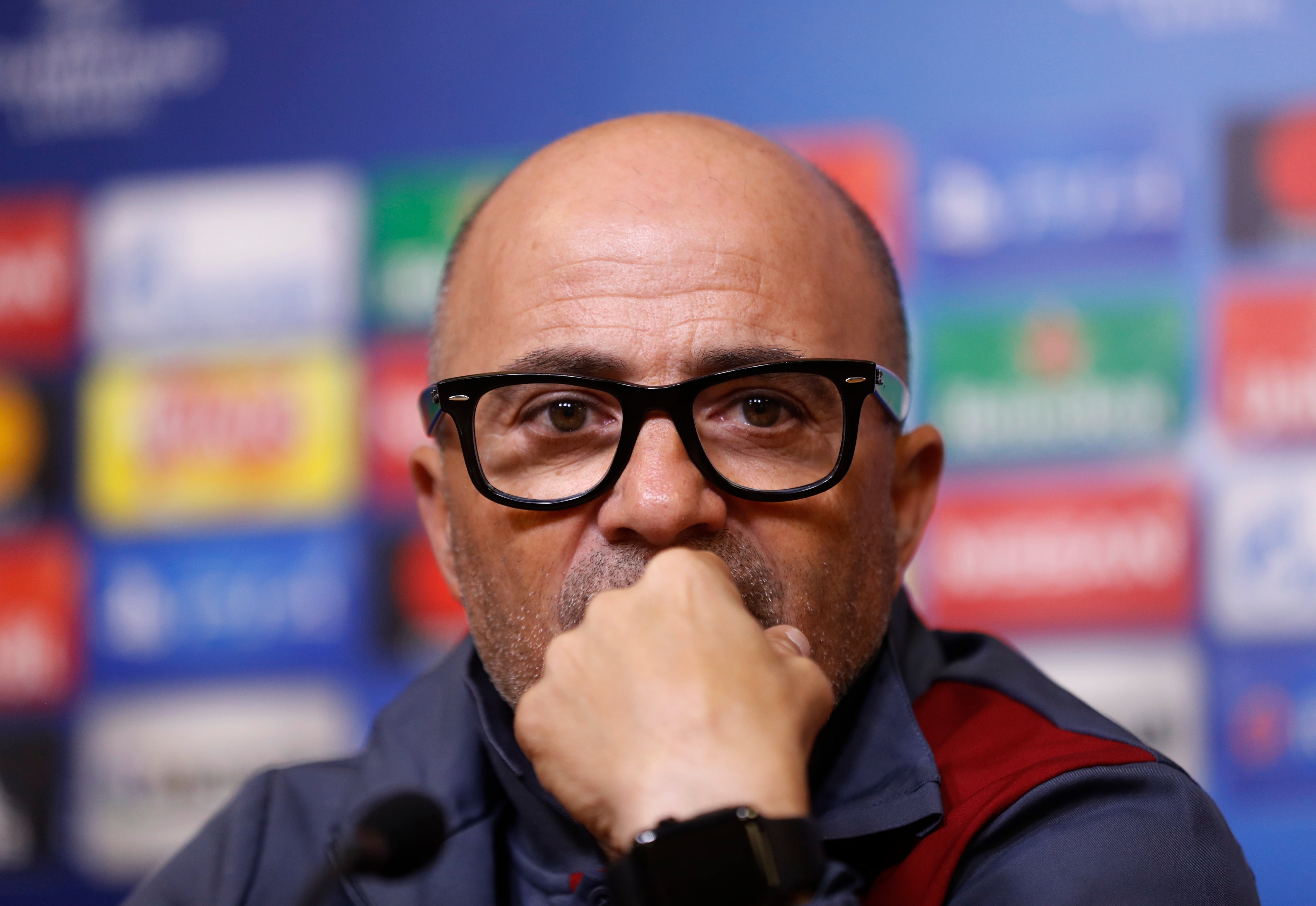 Sampaoli: "Tenemos la oportunidad histórica de estar entre los ocho mejores de Europa" Sampaoli: "Tenemos la oportunidad histórica de estar entre los ocho mejores de Europa"