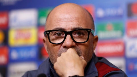 Sampaoli, en rueda de prensa