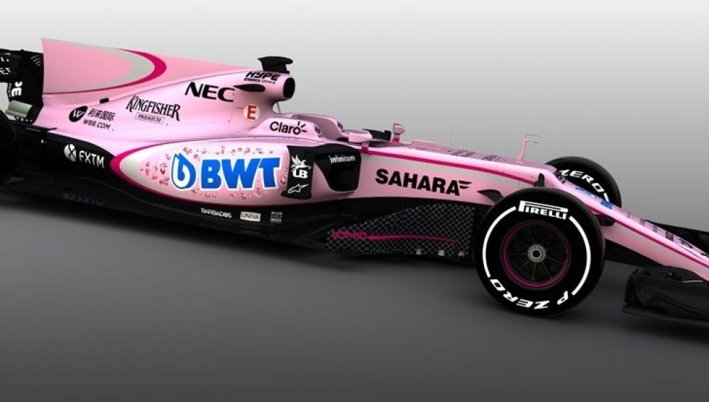 Force India lucirá esta temporada un coche de color rosa por su acuerdo de patrocinio Force India lucirá esta temporada un coche de color rosa por su acuerdo de patrocinio