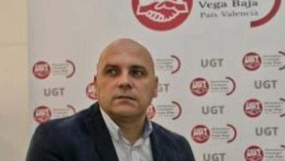 Ismael Senent, secretario comarcal de UGT.