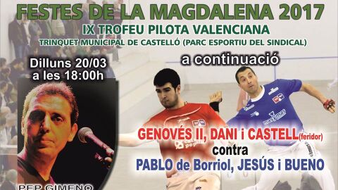 cartel pilota castell&oacute;n