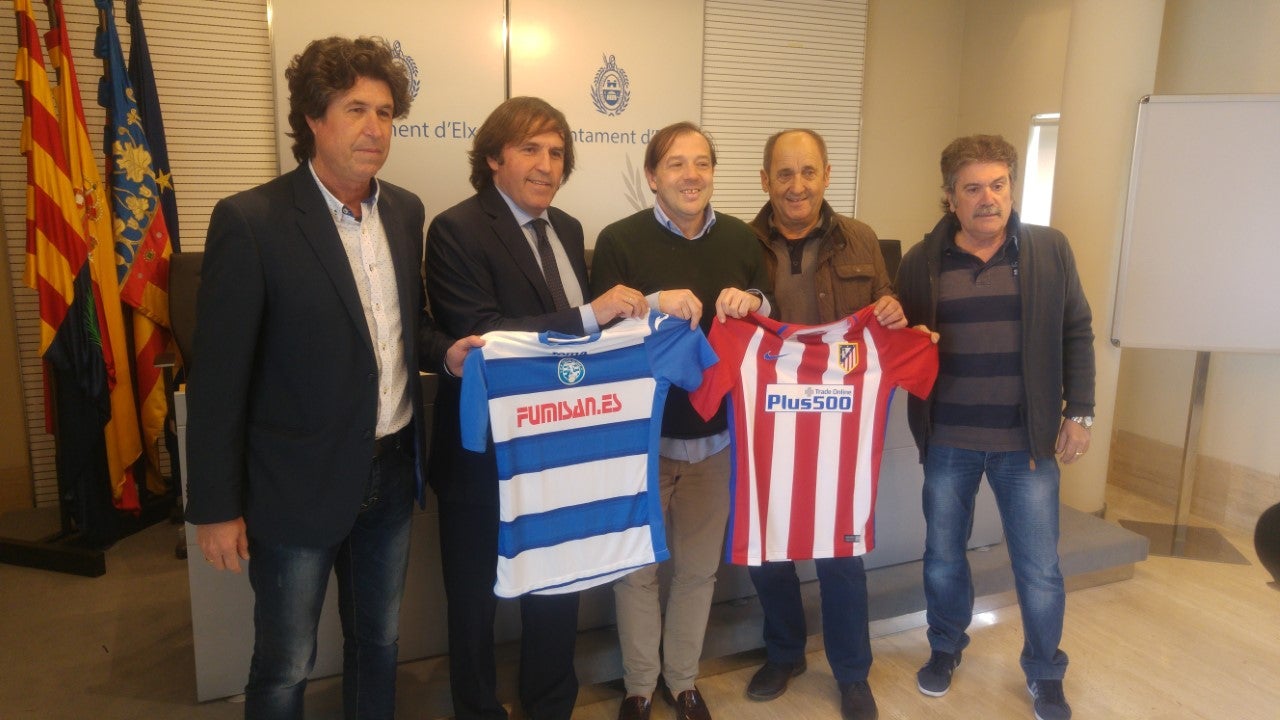 El Celtic Elche presenta su colaboración con el Atlético en el Ayuntamiento El Celtic Elche presenta su colaboración con el Atlético en el Ayuntamiento