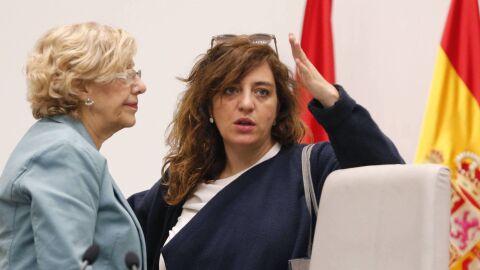 Manuela Carmena y Celia Mayer