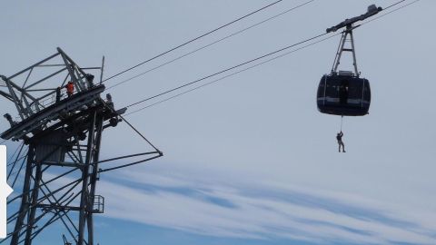 Rescate en el Telef&eacute;rico del Teide