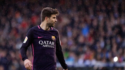Gerard Piqu&eacute;, en un partido del FC Barcelona