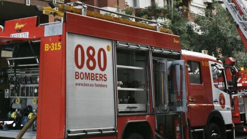 Cami&oacute;n de bomberos de Catalu&ntilde;a