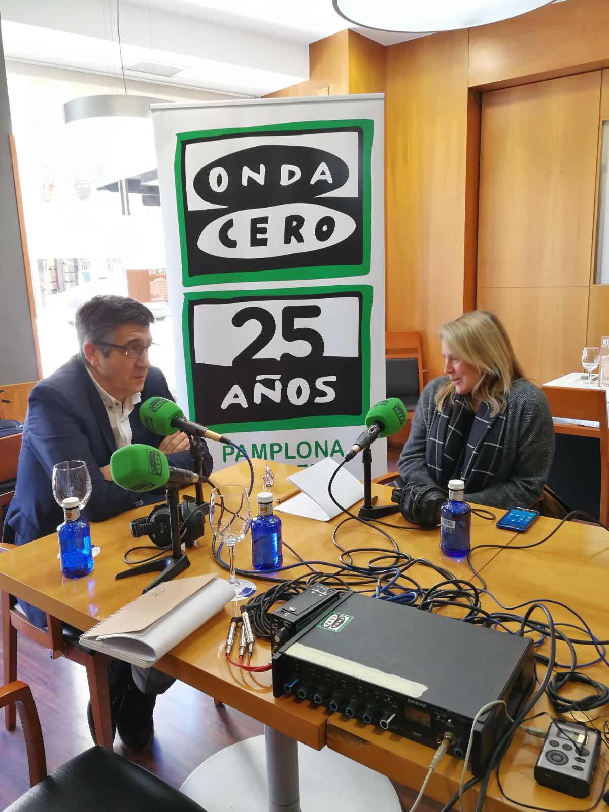 Pamplona en la Onda desde el restaurante del Hotel Yoldi. Pamplona en la Onda desde el restaurante del Hotel Yoldi.