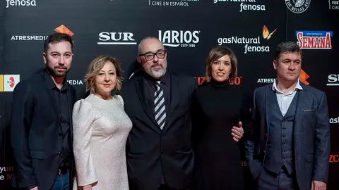 El equipo de 'El Bar' en la presentación del Festival de Málaga El equipo de 'El Bar' en la presentación del Festival de Málaga