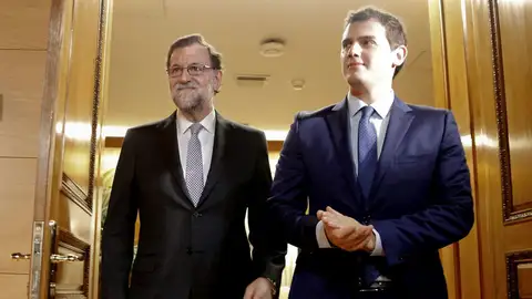 Mariano Rajoy y Albert Rivera Mariano Rajoy y Albert Rivera