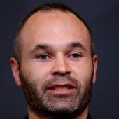Andrés Iniesta en un acto