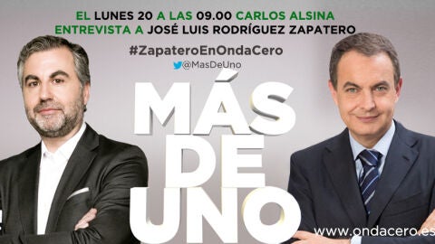 Zapatero responder&aacute; a las preguntas de Carlos Alsina el 20 de marzo a las 9:00