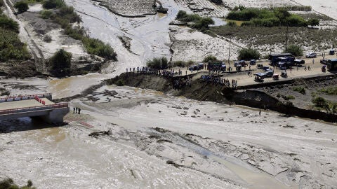 Imagen de las inundaciones en Per&uacute;