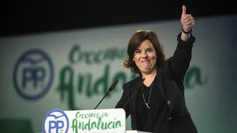 Soraya Sáenz de Santamaría en el Congreso del PP andaluz Soraya Sáenz de Santamaría en el Congreso del PP andaluz