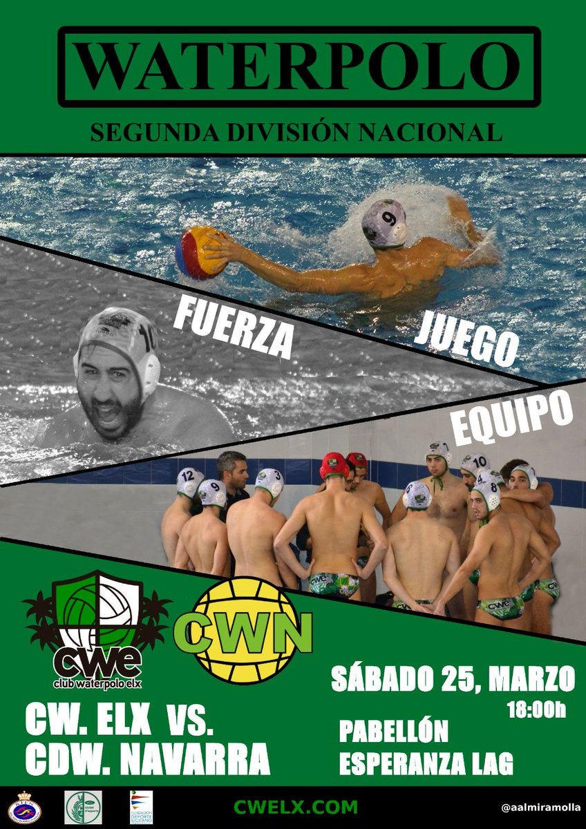 El Club Waterpolo Elx espera el lleno en la piscina del Esperanza Lag El Club Waterpolo Elx espera el lleno en la piscina del Esperanza Lag