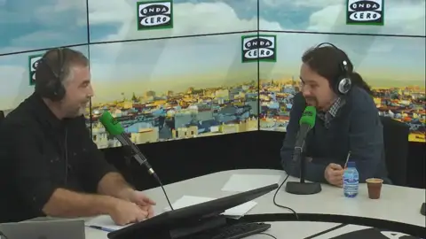 Frame 523.38 de: Rifirrafe entre Pablo Iglesias y Carlos Alsina sobre lo sucedido en Alsasua Frame 523.38 de: Rifirrafe entre Pablo Iglesias y Carlos Alsina sobre lo sucedido en Alsasua