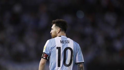 Messi, con Argentina