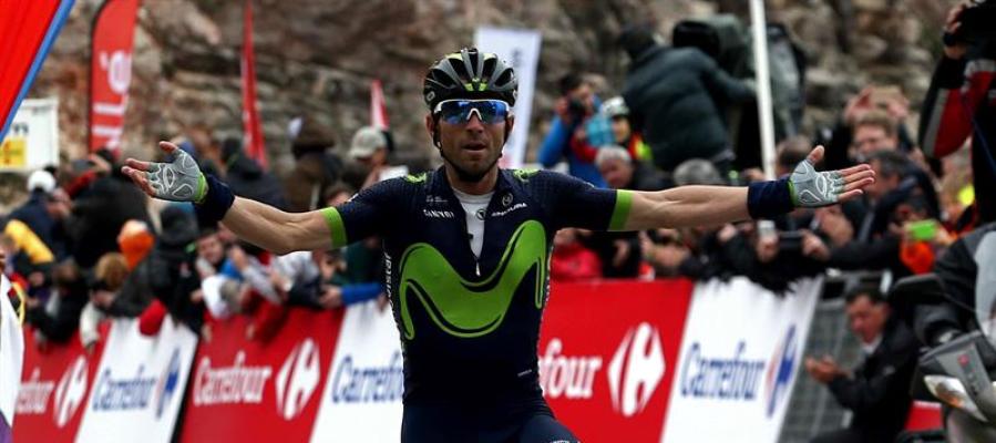 Alejandro Valverde gana en Lo Port y se pone líder de la Vuelta a Cataluña Alejandro Valverde gana en Lo Port y se pone líder de la Vuelta a Cataluña