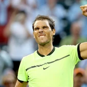 Nadal celebra el triunfo sobre Dudi Sela Nadal celebra el triunfo sobre Dudi Sela