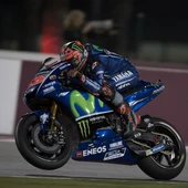 Maverick Viñales, en su Yamaha Maverick Viñales, en su Yamaha