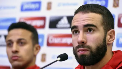 Dani Carvajal, jugador del Real Madrid Dani Carvajal, jugador del Real Madrid