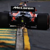 El McLaren, en acción