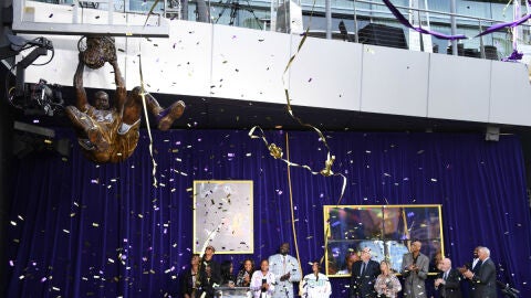 La estatua de Shaquille O'Neal