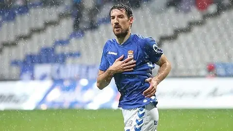 Toché, jugador del Real Oviedo Toché, jugador del Real Oviedo