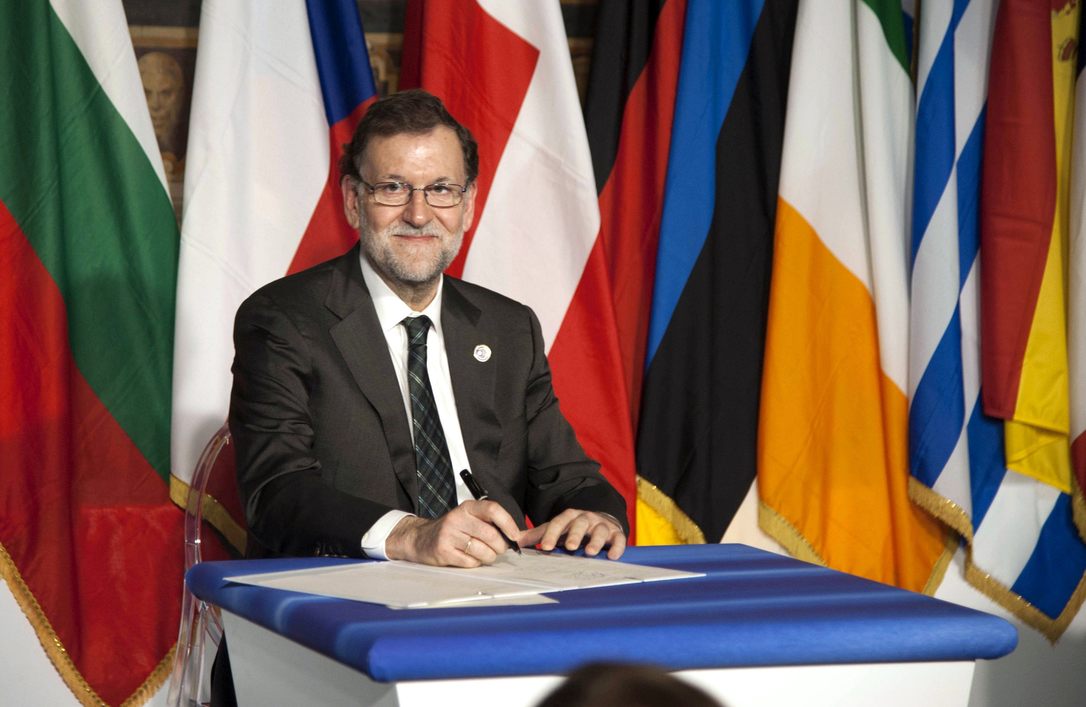 Rajoy considera que la declaración de Roma avala sus llamadas a respetar la ley Rajoy considera que la declaración de Roma avala sus llamadas a respetar la ley